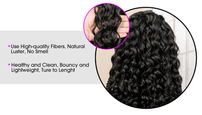 26 Inches Synthetic Cornrow Braided Wig 13x6 Lace Frontal Curly Braiding Wig African Braids Hair Wigs for Black Women
