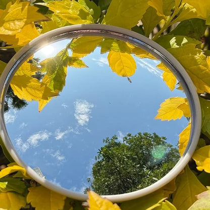 Round Convex Mirror Travel Selfie Photo Props High-definition Mirror Portable Makeup Mirror Handheld Photography Mirrors