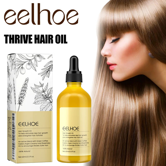 Rosemary Hair Growth Oil 60ml Anti Hair Loss Treatment For Thicker Hair Repairing Dry Damaged Hair Scalp Care With Argan Oil
