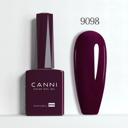 CANNI Gel Nail Polish TPO/HEMA FREE Gorgeous Christmas Red Color Winter Nails Full Coverage Soak Off UV LED Semi Permanent Gel