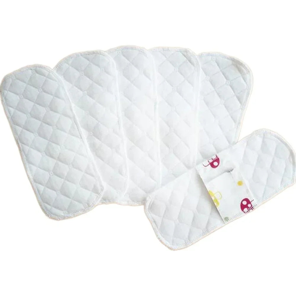 2PCS 19CM Reusable Daily Pads Menstrual Sanitary Pads Waterproof Panty Liner Super Thin 100% Cotton Feminine Hygiene Pads