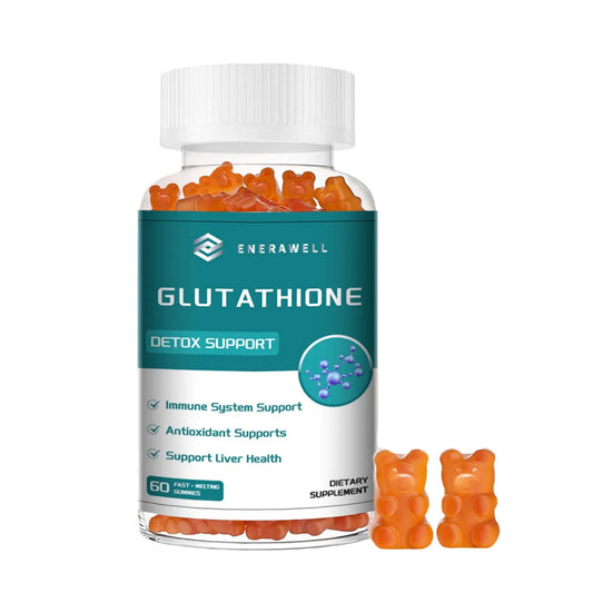 Glutathione Gummies,Containing Vitamin C and Milk Thistle,Whiten Skin,Promote Healthy Joints,Hair,and Nails,and Purify Skin