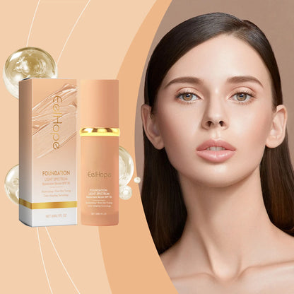 4-in-1 Foundation Liquid Makeup Hydrate Full Coverage Concealer Spf 50 Light Spectrum Sunscreen Serum Repair Moisturizing Primer