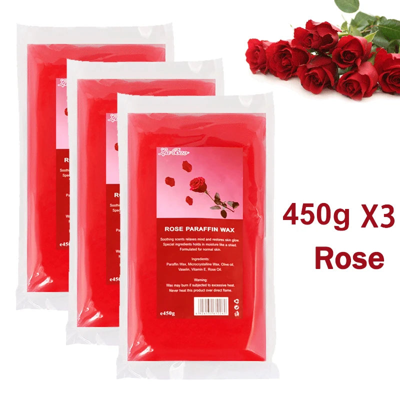 2026 Paraffin Wax Hand and Foot Feet Mask Peel Off 3Pcs/1Pcs SPA Moisturizing 200g/450g Hand Soft Wax For Bikini Body