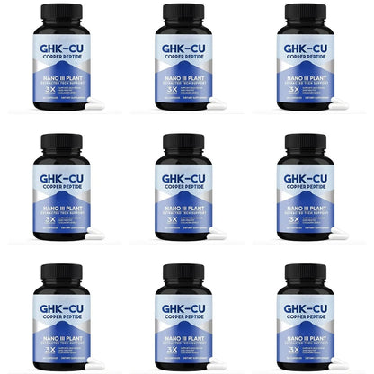 GHK-Cu Copper Peptide Capsules for Skin Repair Support, Collagen Metabolism Support, and Antioxidant Protection - 120 Capsules
