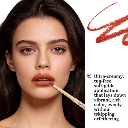 ZaiDoc 3 Colors Lip Liner Pencil Set Long Lasting Waterproof Smudge Proof Smooth Lip Pencil Natural Finish Daily Makeup