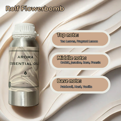 Famous Perfume 500ML Premium Hotel Air Freshener Luxury Scented Oils for Diffuser Home Office Pure Plant Essential Oil Blend