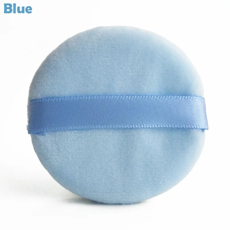 5Pcs Round Makeup Sponges Cosmetic Tools Soft Velvet Concealer Powder Puff Blender Sponges Facial Foundation Make Up Accessories