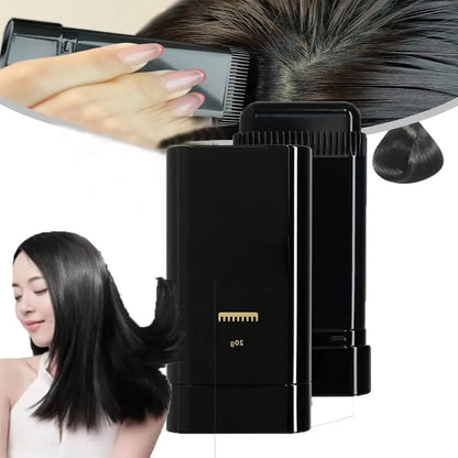 New Waterproof Comb Hair Dye Black Color Easy to Use Hair Colouring Cream Sweat-proof 2 in 1 Instant Dye for Gray Hair Coverage