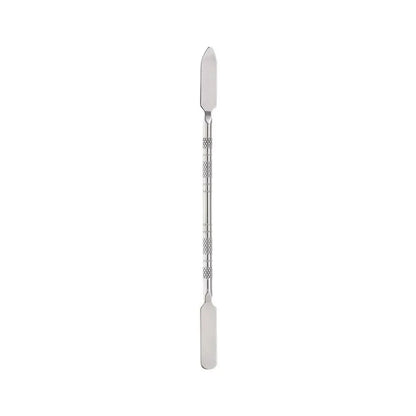 Makeup Mixing Palette,Nail Art Palette Ring, Makeup Spatula Palette with Foundation Spatula,Stainless Steel Makeup MixingTray