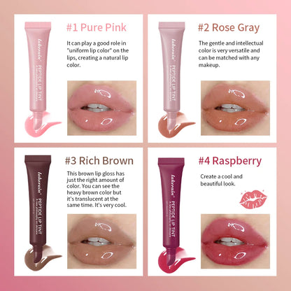Christmas Gift Hydrating Lip Gloss Glitter Plumping Lipgloss High Shine Glass Finish Nude Colors Shiny Jelly Liquid Lipstick
