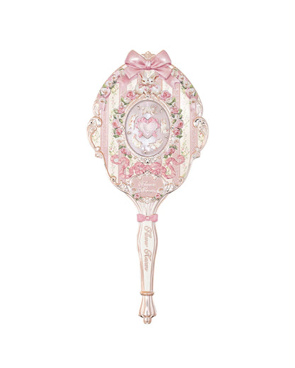 Flower Know Bunny Garde Series Compact Handheld Mirror Portable Cosmetic Makeup Mirror