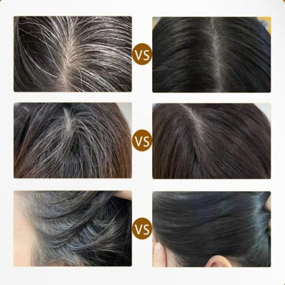 New Waterproof Comb Hair Dye Black Color Easy to Use Hair Colouring Cream Sweat-proof 2 in 1 Instant Dye for Gray Hair Coverage