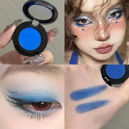 Eyeshadow Matte Red Black White Brighten Highlighter Eye Shadow Palette Lasting Shimmer Highly Pigmented Monochrome Eyes Makeup