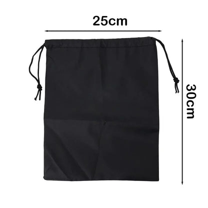 New Drawst Closure Drawstring Storage Pouch Portable Nylon Drawstring Bags Waterproof Black Makeup Bags Lipstick Storage
