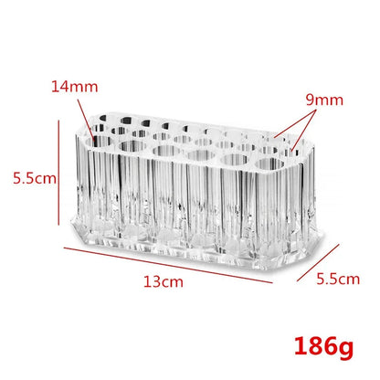 26 Holes Makeup Brush Holder Lipstick Holder Cosmetic Organizer Make up Brush Holder Storage Box Eye Brushes Display Rack Shelf