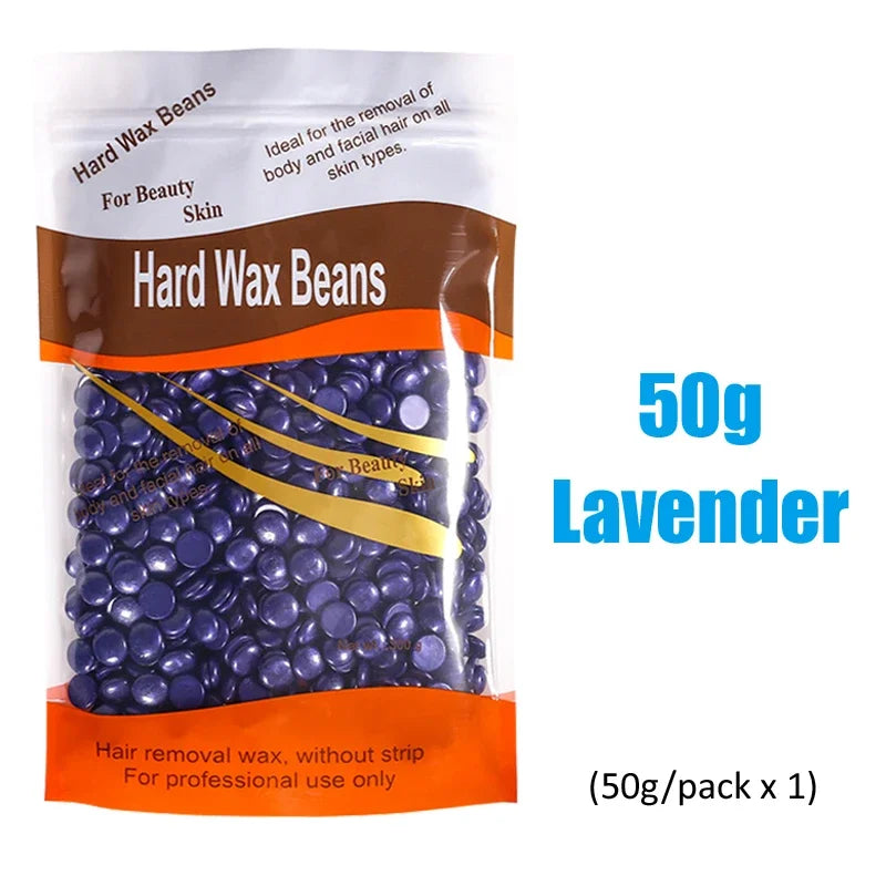 Multi Color Hard Wax Beans Painless Depilatory Wax No Strip Hair Removal Beads for Women Home Body Bikini Facial Wax Treatment