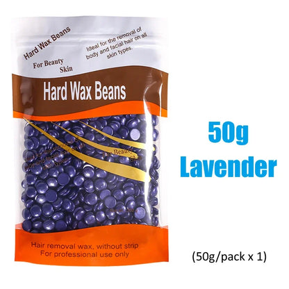 50/200/500g Painless Hard Wax Beans Depilatory Wax Beads Effective Hair Removal For Face Leg Bikini Body Home Wax Kit Supply