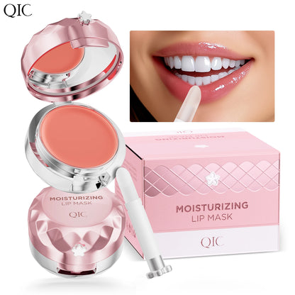 Lip Sleep Mask Moisturizing Nourish Repair Hydrated Fade Lip เส้น Anti-cracking Day และ Night Maintenance Lip Balm Care