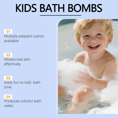 OceAura Bath Bombs with Toys Inside Fun Kids Bath Clean Skin Exfoliation Sea Salt Surprise Bath Bombs for Children Gift Set 300g