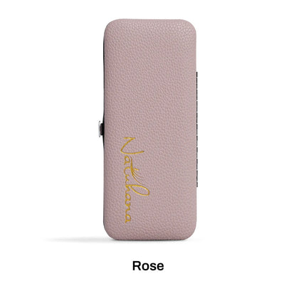 NATUHANA Eyelash Extension Tweezers Case Protective Storage Box Lash Makeup Tools Holder Colorful Tweezers Cover Case