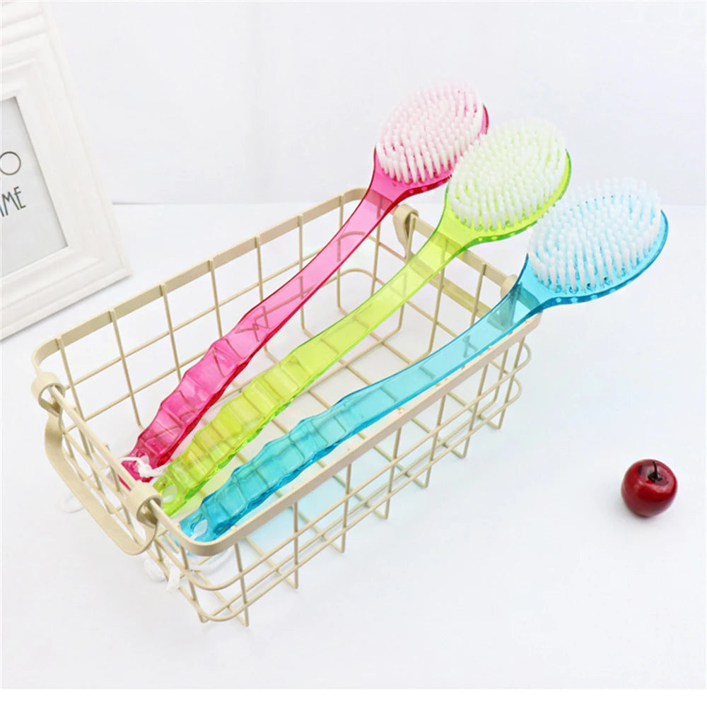 1pc Bath Shower Back Brush Long Handled Scrubber High Quality Body Bathroom Accessories Cleaning Tool