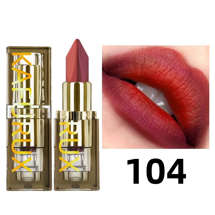 Two Tone Glitter & Matte Lipstick Purple Black Lip Stick Discolocration Sexy Red Rose Moisturizing Lip Makeup Lip Tint Lip Glos