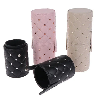 1Pcs Diamond Square Nail Makeup Tool Storage Pen Holder Large Capacity Multi-Functional Makeup Brush Storage Container