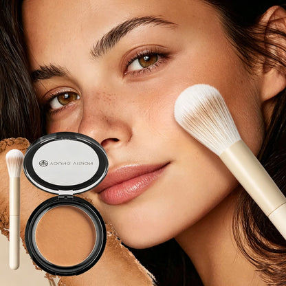 Professional Matte Contour Powder Palette - Long-Lasting Bronzer & Highlighter Makeup Kit for 3D Face Shaping,