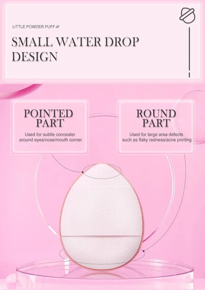 CNK 5/10Pcs Mini Finger Puff Foundation Small Air Cushion Powder Sponge Face Concealer BB Cream Cosmetic Applicator Makeup Tool