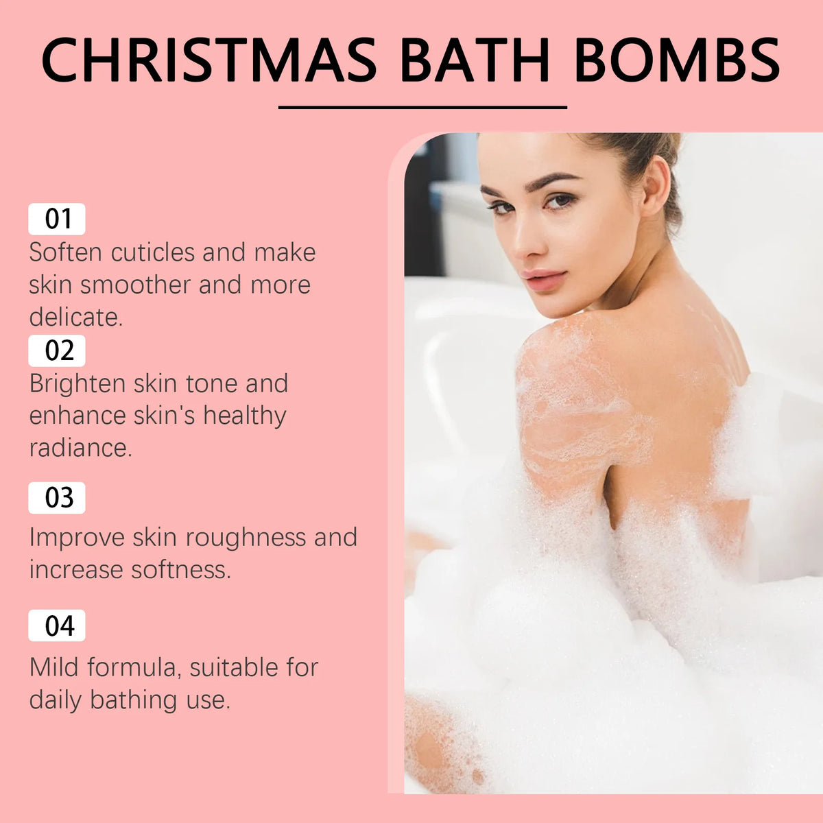 Jaysuing Bath Bombs Gift Set Bath Bubble Ball Spa Shower Essential Oil Moisturize Dry Skin Exfoliating Nourishing Bath Salt Ball