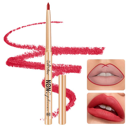 ZaiDoc 3 Colors Lip Liner Pencil Set Long Lasting Waterproof Smudge Proof Smooth Lip Pencil Natural Finish Daily Makeup