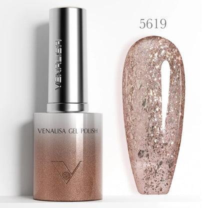 10ml Venalisa Hema Free TPO Free Gel Nail Polish Christmas New Year Soak Off Glitter Red Colors Cat Eye Magnet Nail Gel Polish