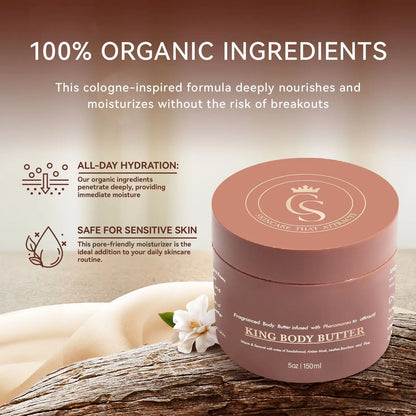 2025 New Hot selling King Cologne Body Butter Moisturizing Cream