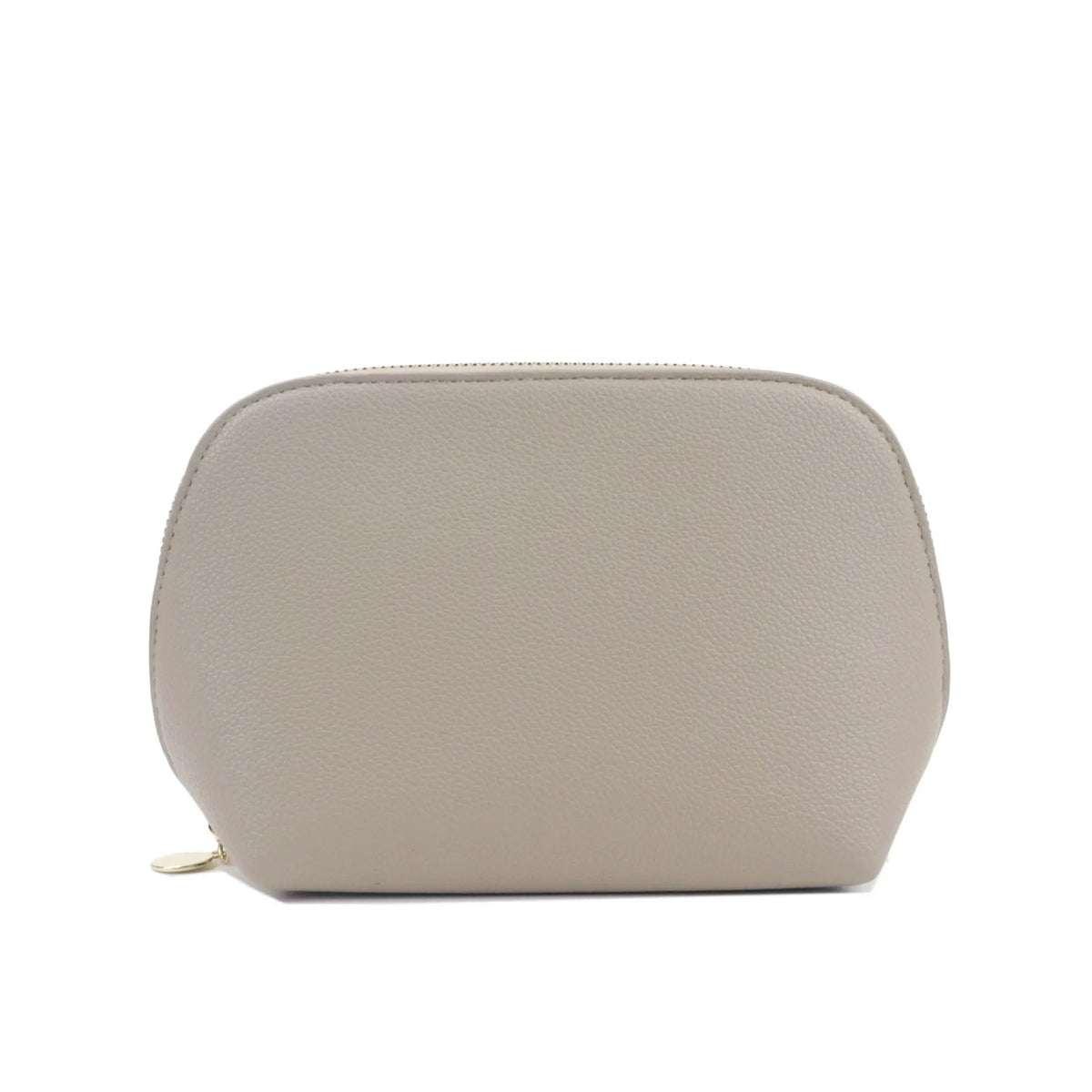 Customized Letters PU Leather Cosmetic Storage Bag Classic Simple Atmosphere Solid Color Make Up Bag Advanced Zipper Wash Bag