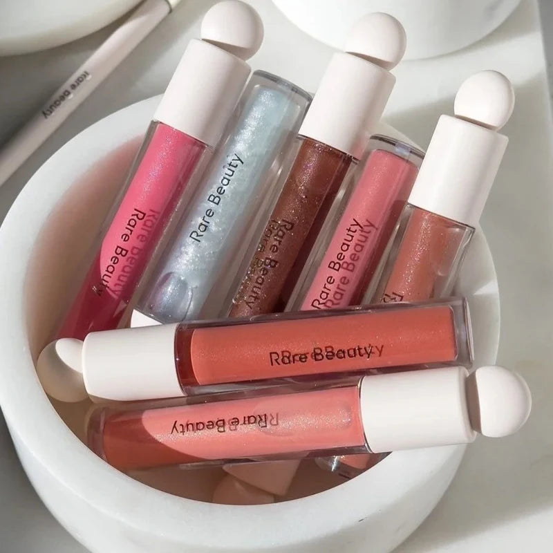 Rare Beauty Shimmering Hydrating Lipstick Lip Gloss Easy To Apply Blush Brightening Highlighter To Enhance Facial Details Makeup