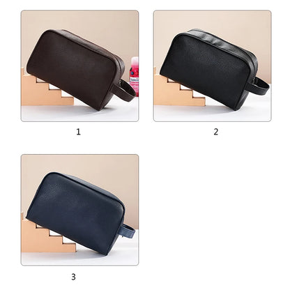 Cosmetic Bags Women Fashion Solid Color Handheld Wash Makeup Bag Ladies Portable Travel Storage Lipstick Organiser Bags