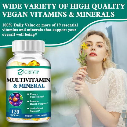 Multivitamin and Mineral - Energy Support, Muscle Mass, Immune System, Antioxidants