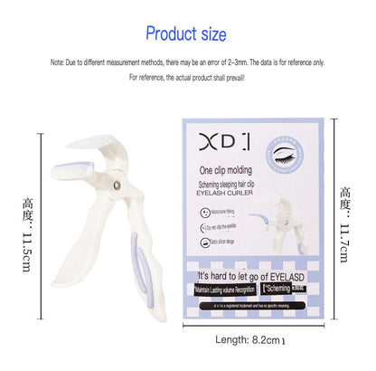 XIXI Bezel-Free Wide-Angle Eyelash Curler for Permanent Styling No Flesh Swelling Beginner-Friendly Eyelash Curler