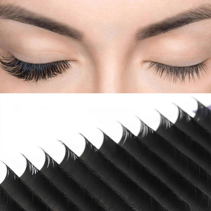 Glitter Color False Eyelash Extension Glitter Individual Fairy Lashes Russian Volume Premade Fan Christmas Halloween Color Lash
