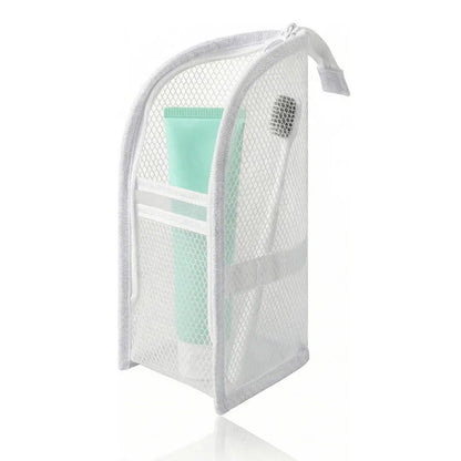 Standing Mesh Toiletry Bag Portable EVA Travel Foldable Toothbrush Cosmetic Organizer Women Bathroom Storage Pouch Сумка