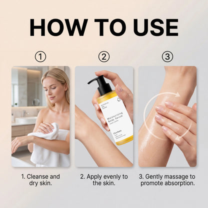OceAura Botanical Bee Blend Sweet Vanilla Moisturizing Body Serum Long Lasting Hydrating Non Sticky Smooth Dry Skin Nourishing