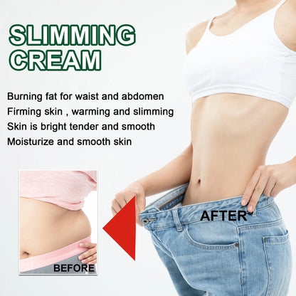 EELHOE 7 Day Ginger Slimming Cream Firming Body Thigh Belly Skin Anti Cellulite Strengthening Nourishing Slimming Massage Cream