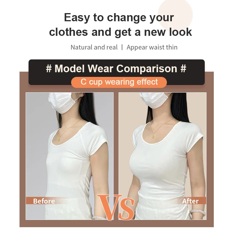 Silicone Fake Boobs Non Nipple Concave Bottom Breast Form Prosthesis Chest Increase  Female Anchor Breast Augmentation
