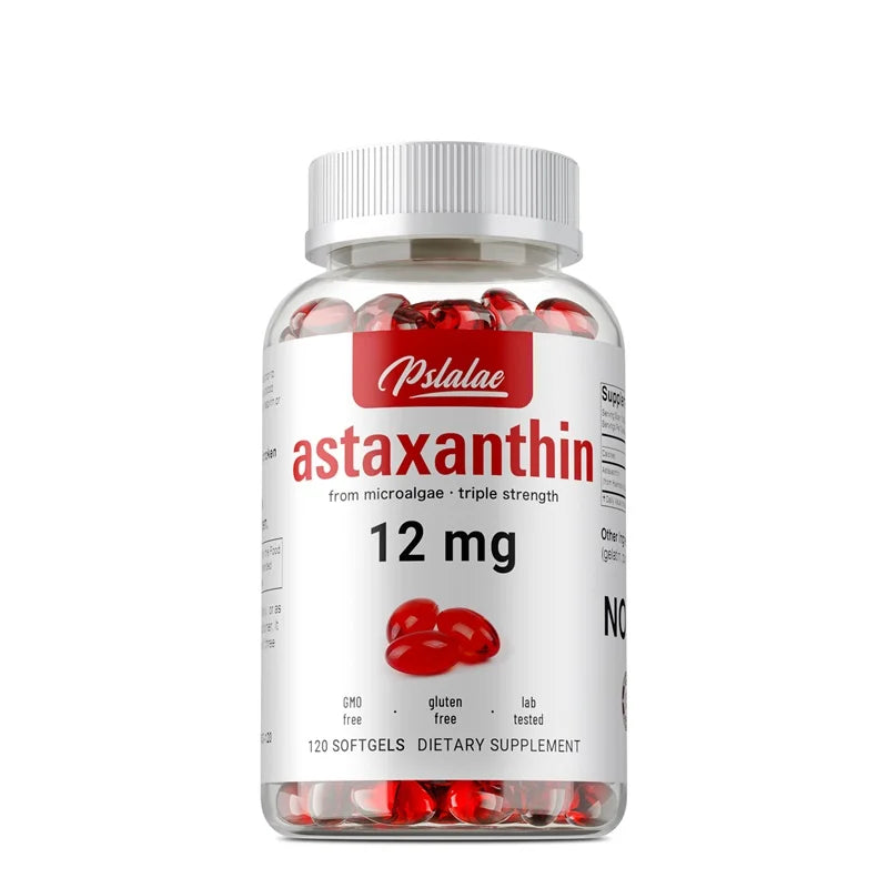 Astaxanthin 12mg - Premium Antioxidant Supplement To Support Eye, Skin, Joint & Immune System Health