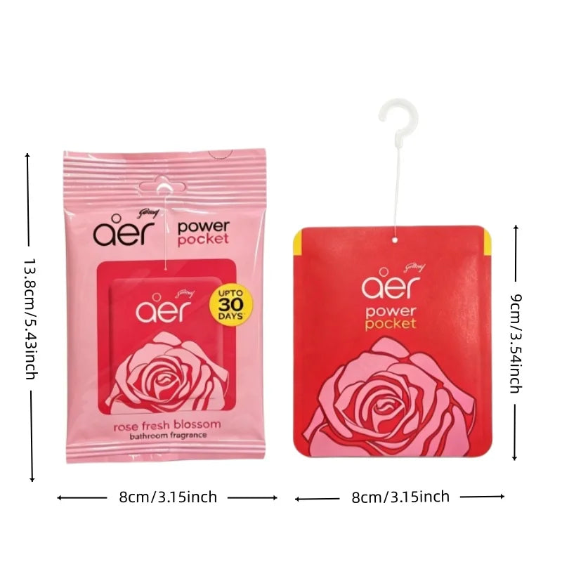 5-20pcs Rose Air Freshener, 30 Days Fragrance, Car & Home Deodorizer, Ideal for Bathroom Wardrobe & Birthday Gifts