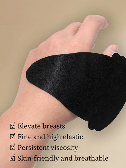 10-Pack Invisible Breast Petals, Skin-Friendly and Breathable Lift-Up Stickers, Ultra-Strong Adhesive Chest Support Pads