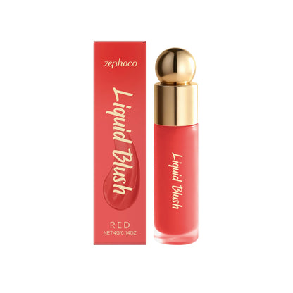 3 Colors Liquid Powder Blusher Waterproof Powder Blusher Atmosphere Makeup Easy to Apply Long Lasting Face Makeup Contracts