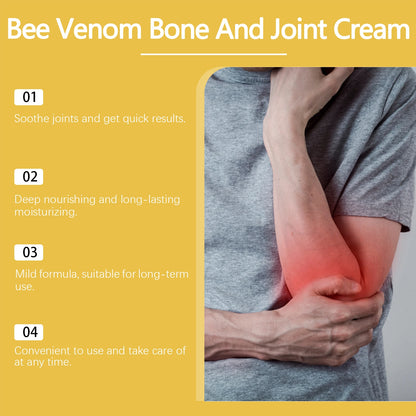 Bee Venom Joint Bone Care Cream Repair Muscle Hurt Relief Rheumatoid Pain Arthritis Treatment Body Knee Soothing Creams