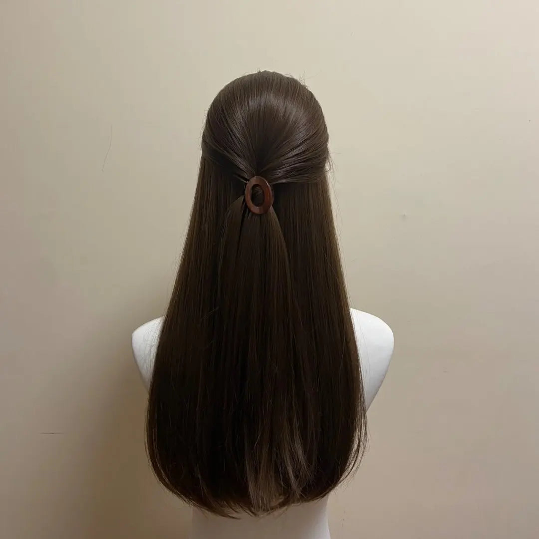 Black Wig with Bangs Long Straight Synthetic Wigs for Women 24inch Lolita Cute Natural High Temperature Fibers for Daily Use 가발